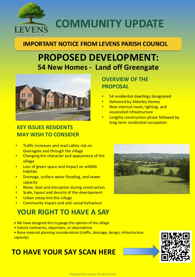 Levens Parish Council Picture of Community Update